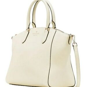 KATE SPADE ♠️ Payton Monica Satchel VIOLA 🥟 ( Buttermilk )